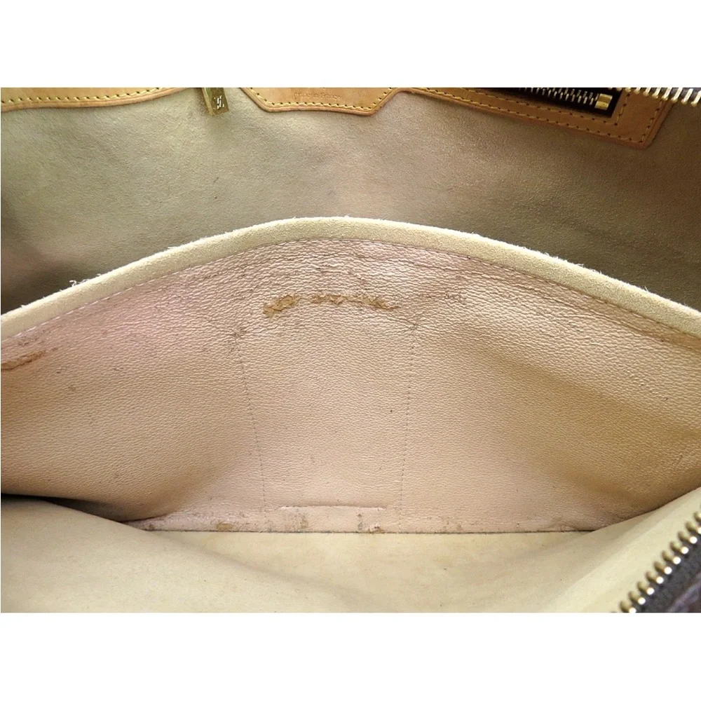 Louis Vuitton Brown and Tan Monogram Tote - Picture 11 of 16